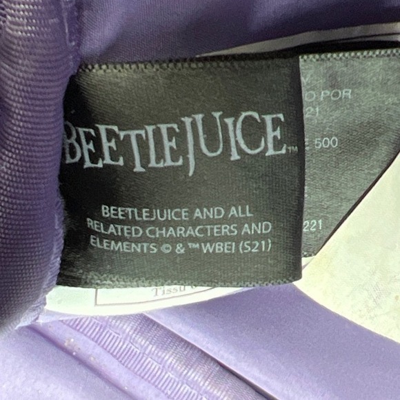 Loungefly Beetlejuice Love Mini Backpack Purple‎ Collector Disney GUC - Picture 7 of 10